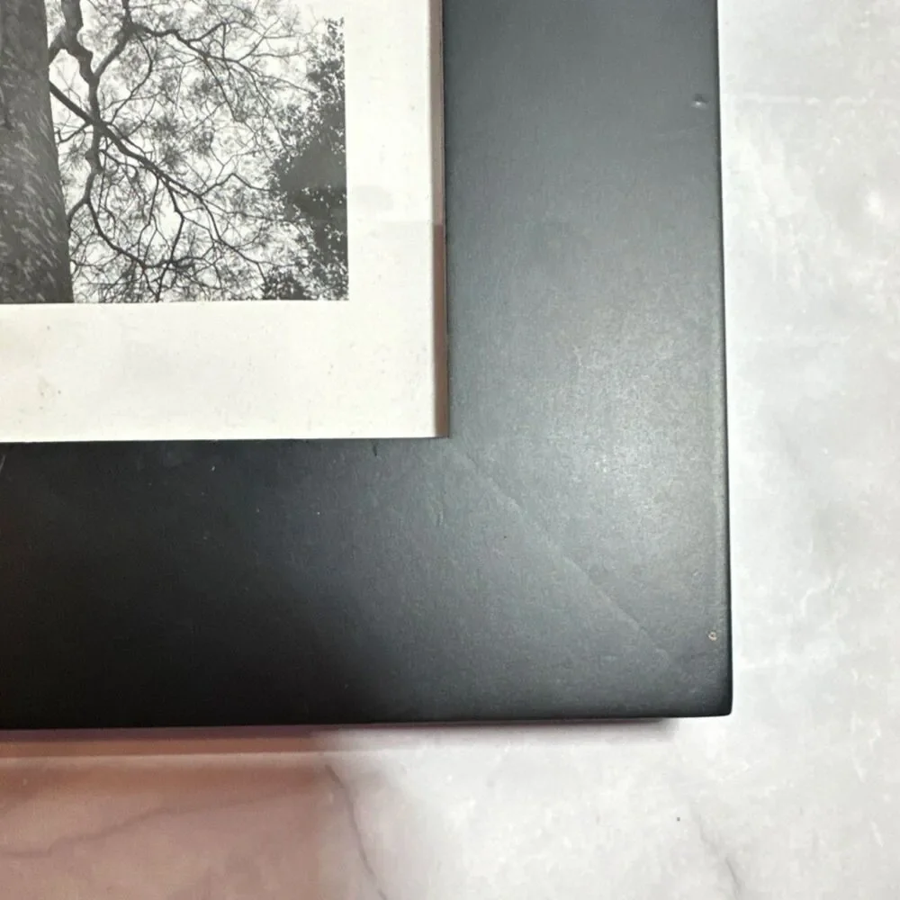 ACR Industries Black MDF Matte 8x10 Rectangle Photo Frame 5x7 Mat Wall Stand